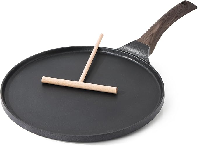 SENSARTE crepe pan with granite non-stick coating