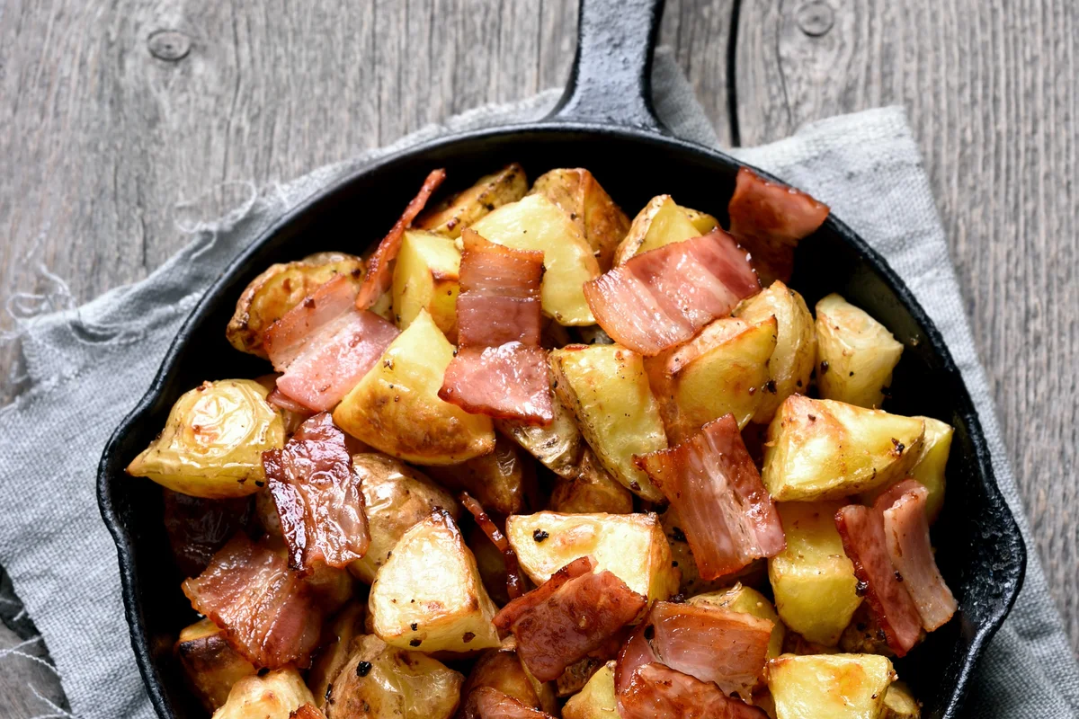 Patates Rissolées au Bacon: Croustillantes | Menucochon