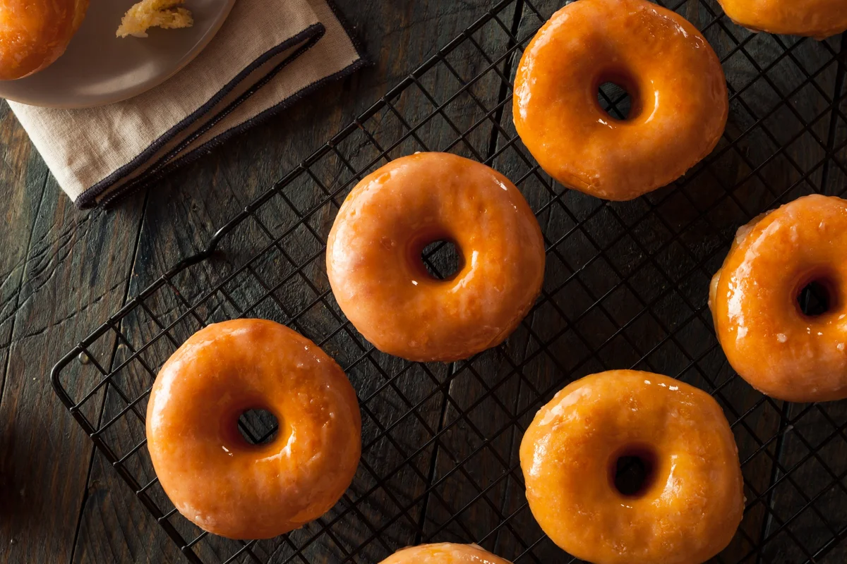 Homemade Maple Glazed Doughnuts